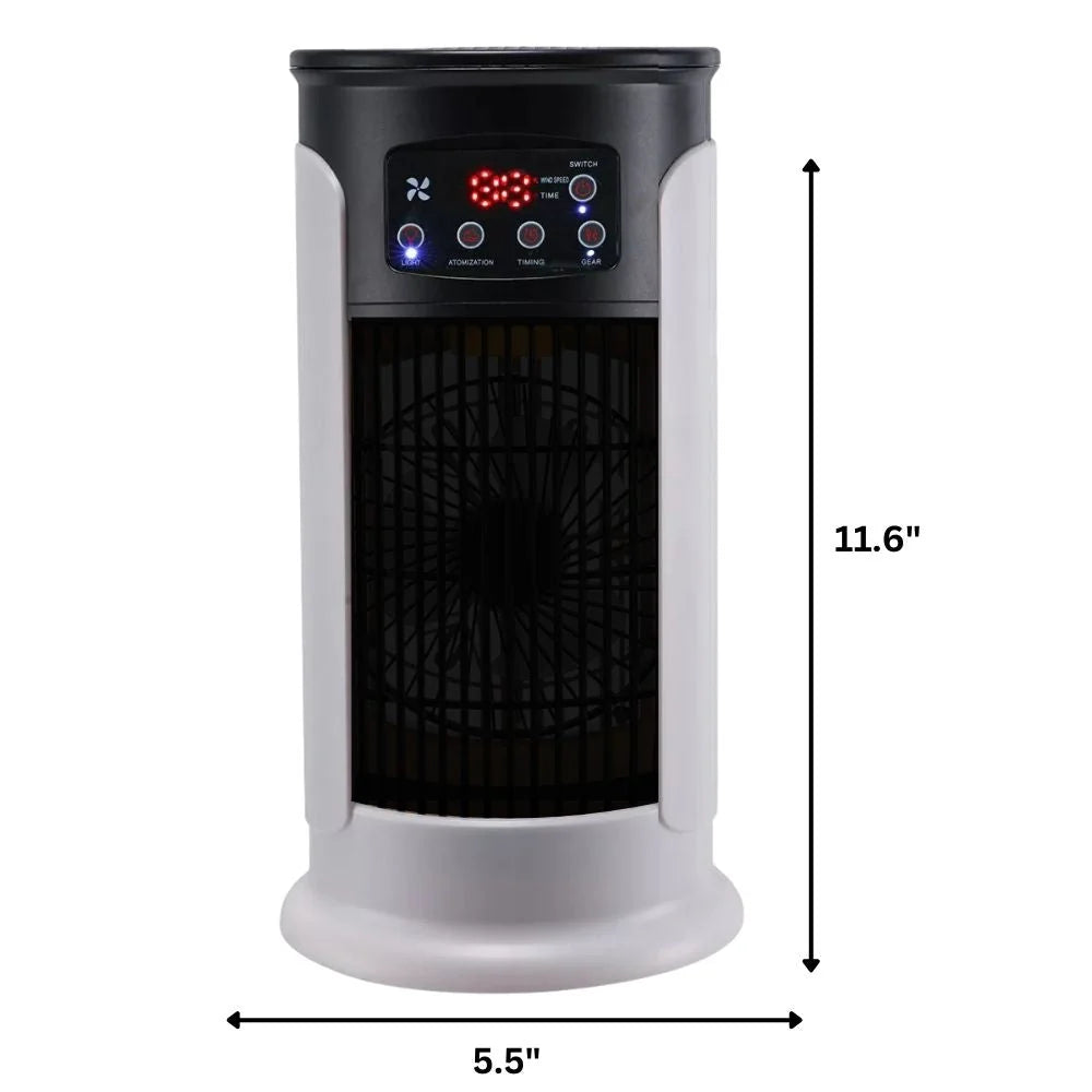 Portable Evaporative Cooler Whisper-Quiet 300ml Tank