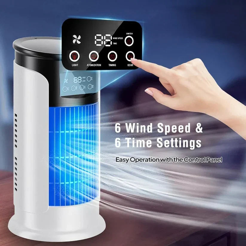 Portable Evaporative Cooler Whisper-Quiet 300ml Tank