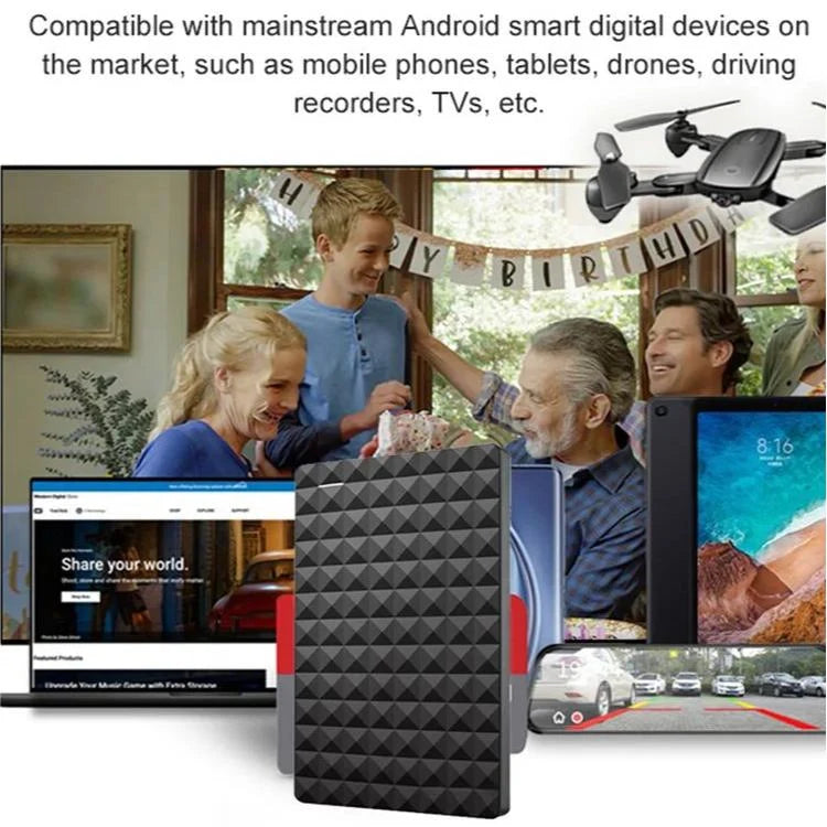 Portable External Hard Drive 10TB USB 3.0 Ultra-Thin