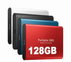 Portable External SSD 128GB USB-C Aluminum