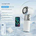 Portable Fan 6000mAh Power Bank USB-C Digital Display