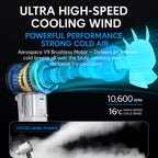 Portable Fan 6000mAh Power Bank USB-C Digital Display