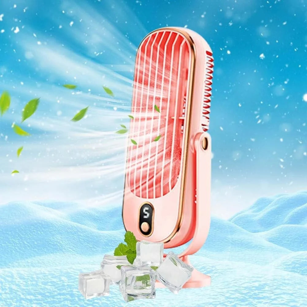 Portable Fan 720° Rotation USB Rechargeable Whisper-Quiet
