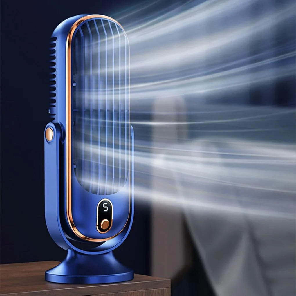Portable Fan 720° Rotation USB Rechargeable Whisper-Quiet