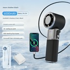 Portable Fan Adjustable Airflow & 6000mAh Power Bank