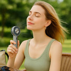 Portable Fan Compact Rechargeable 9-Hour Runtime
