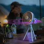 Portable Fan Rechargeable 2000mAh LED