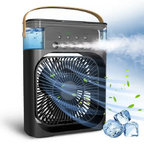 Portable Fan USB Powered Dual Airflow & Humidifier