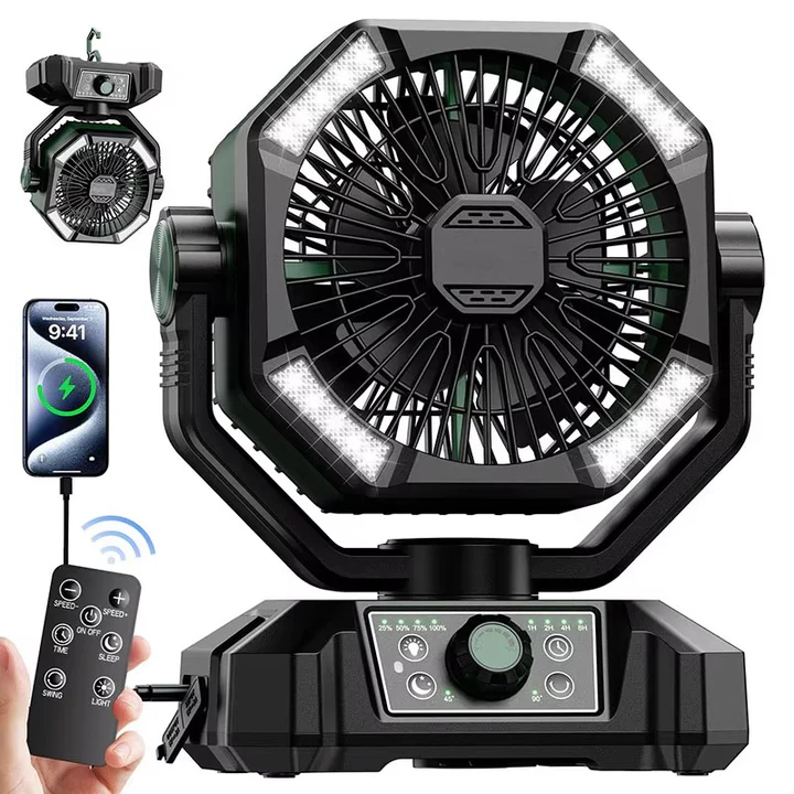Portable Fan USB Rechargeable Compact & Quiet