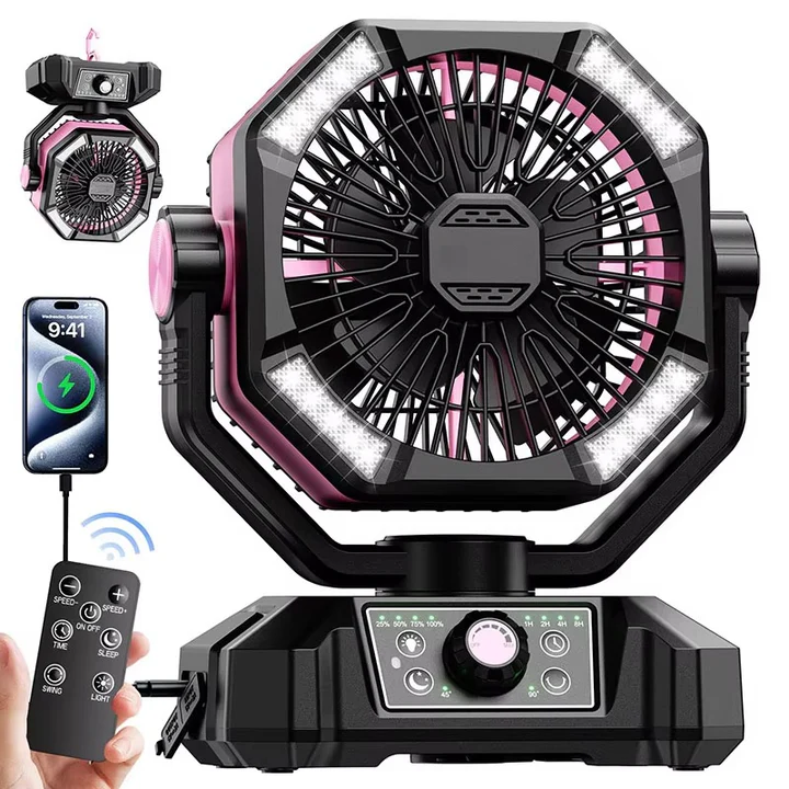 Portable Fan USB Rechargeable Compact & Quiet