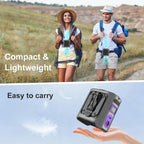 Portable Fan Wearable Clip-On 8000mAh Power Bank