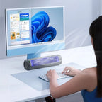 Portable Fan Whisper-Quiet USB Rechargeable 8-Hour Runtime