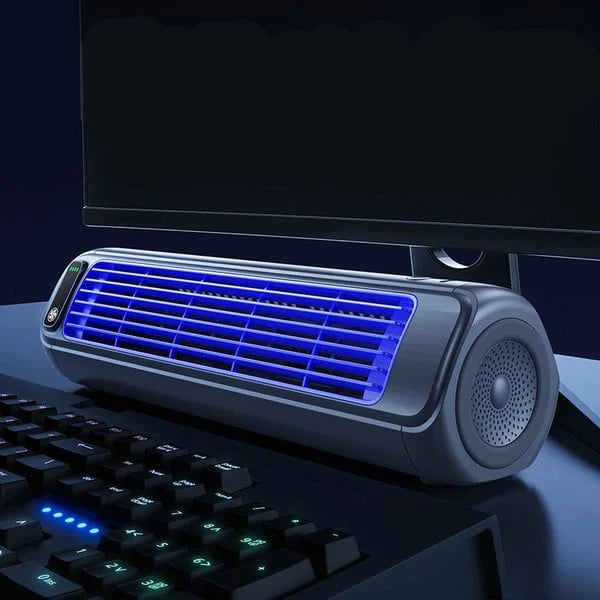 Portable Fan Whisper-Quiet USB Rechargeable 8-Hour Runtime