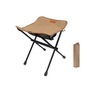 Portable Folding Stool Lightweight Aluminum Supports 220 lb