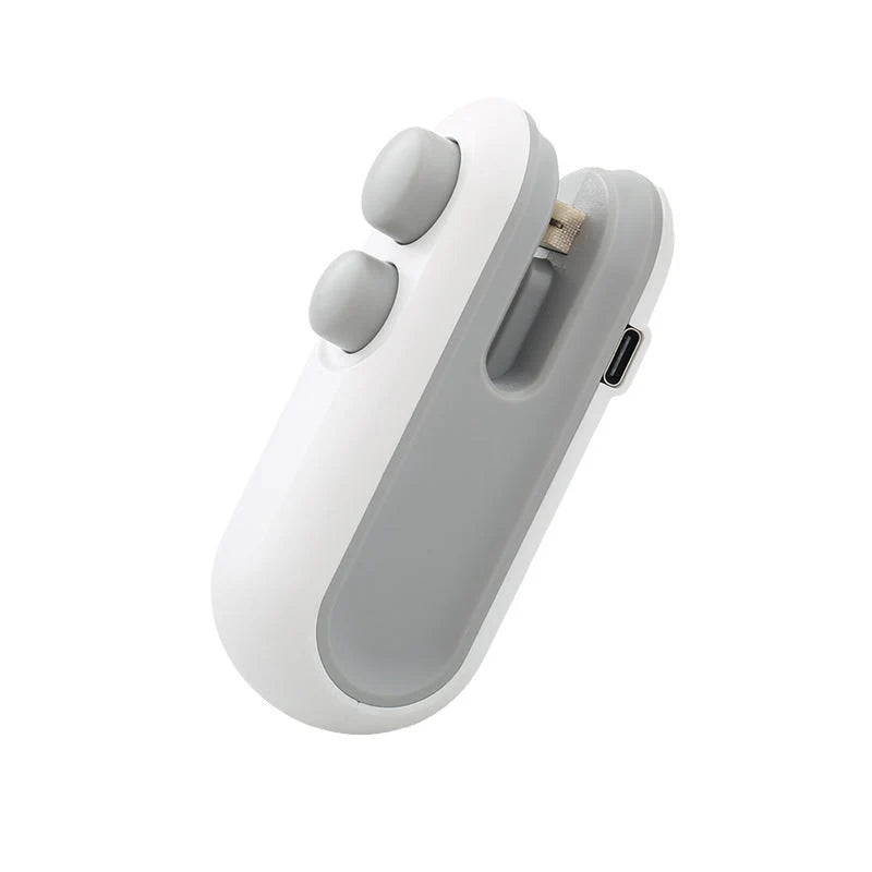 Portable Heat Sealer USB-C Rechargeable Magnetic Cutter Blade