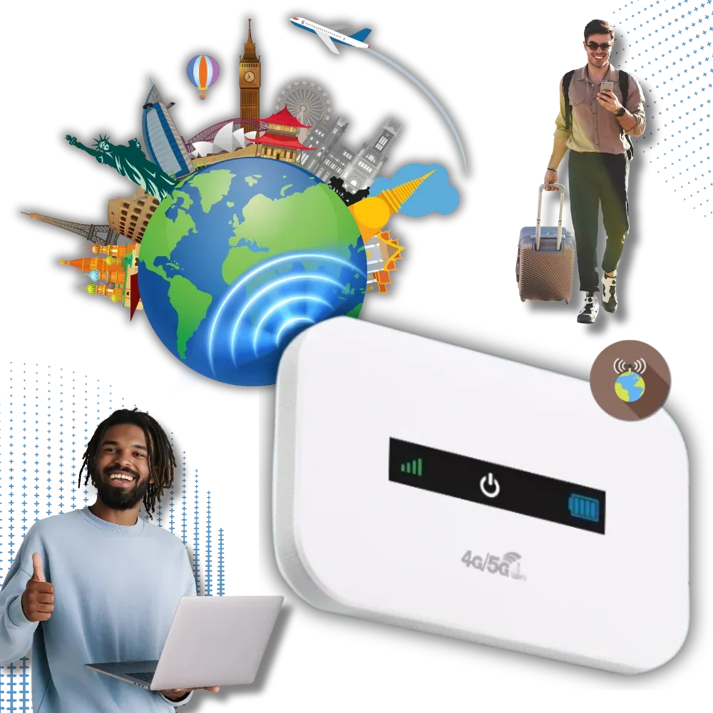 Portable Hotspot 8-Hour Battery Multi-Band Weather-Resistant