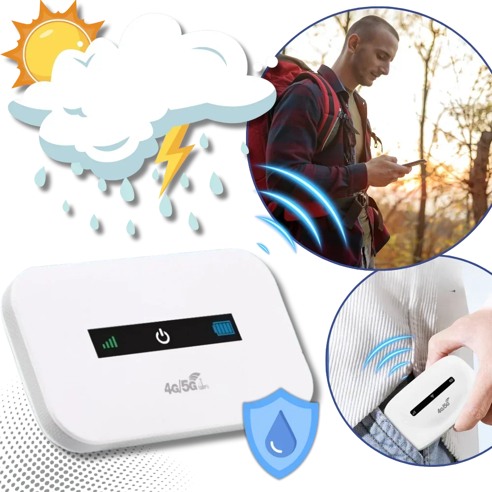Portable Hotspot 8-Hour Battery Multi-Band Weather-Resistant