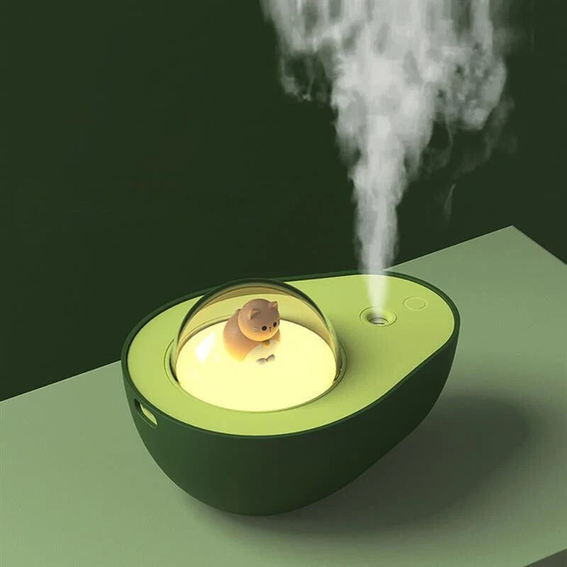 Portable Humidifier Avocado-Shaped USB & 6-Hour Battery