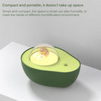 Portable Humidifier Avocado-Shaped USB & 6-Hour Battery