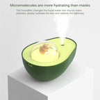 Portable Humidifier Avocado-Shaped USB & 6-Hour Battery