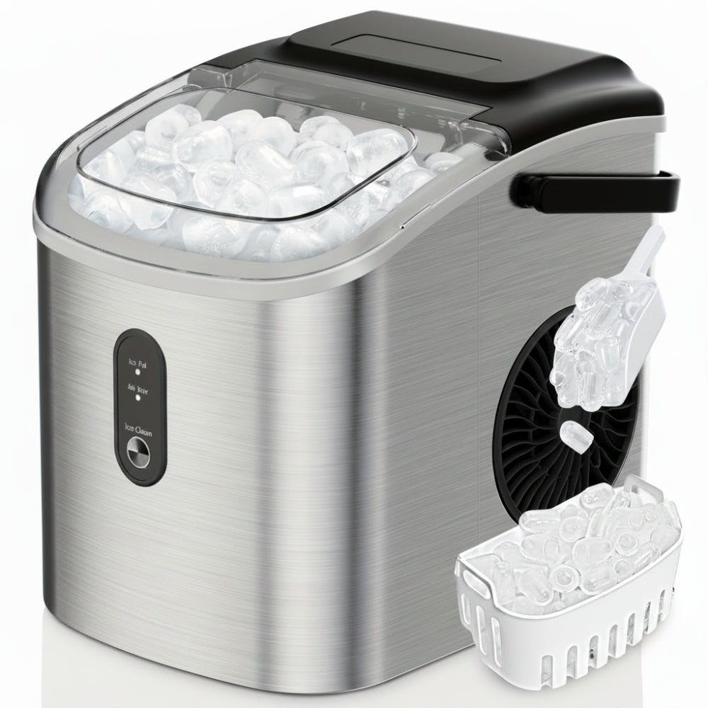 Portable Ice Maker Fast Bullet Ice Self-Cleaning