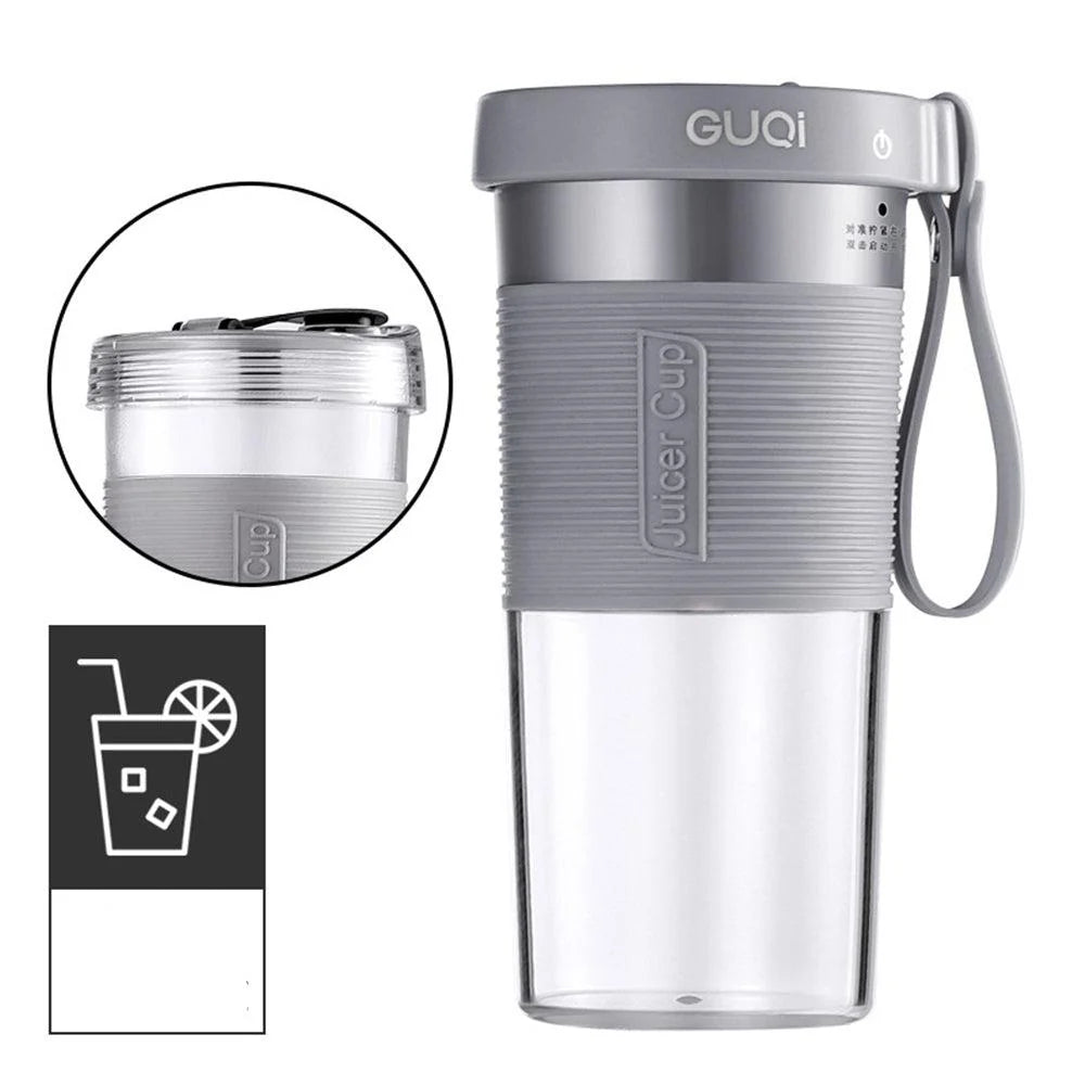 Portable Juicer USB Rechargeable Stainless Steel Blades