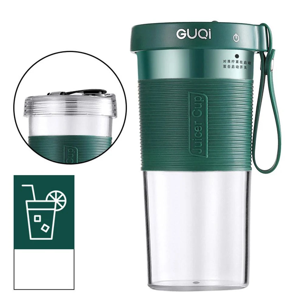 Portable Juicer USB Rechargeable Stainless Steel Blades