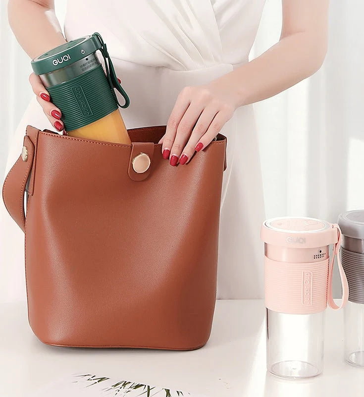 Portable Juicer USB Rechargeable Stainless Steel Blades