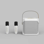 Portable Karaoke Speaker Dual Microphone Inputs 360° Sound