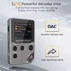 Portable MP3 Player 50-Hour Battery Expandable Storage