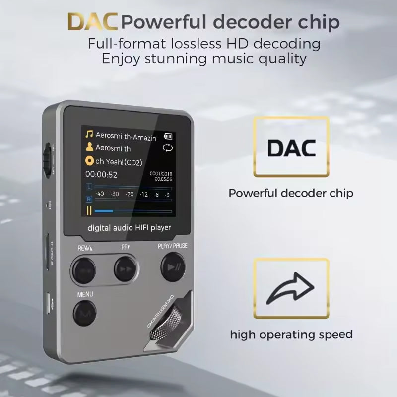 Portable MP3 Player 50-Hour Battery Expandable Storage