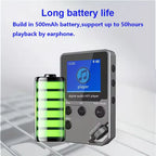Portable MP3 Player 50-Hour Battery Expandable Storage
