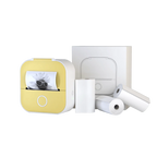 Portable Mini Printer Bluetooth Rechargeable Sticker Rolls