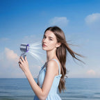 Portable Misting Fan Ice Cooling Plate 12 Hour Battery