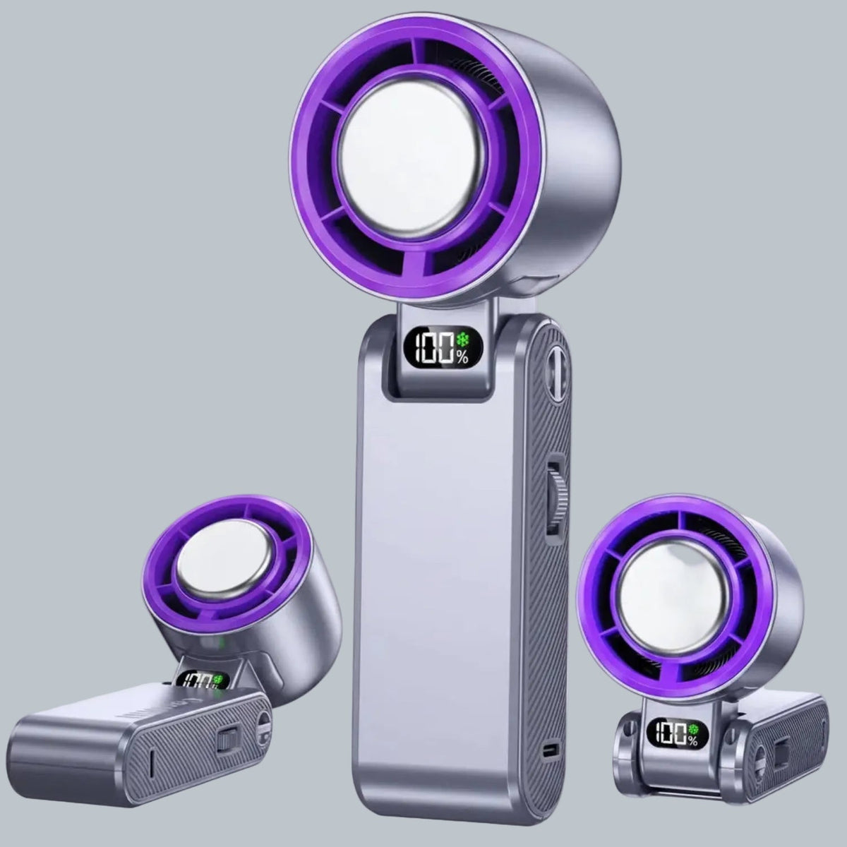 Portable Misting Fan Ice Cooling USB Rechargeable