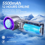 Portable Misting Fan Ice Cooling USB Rechargeable