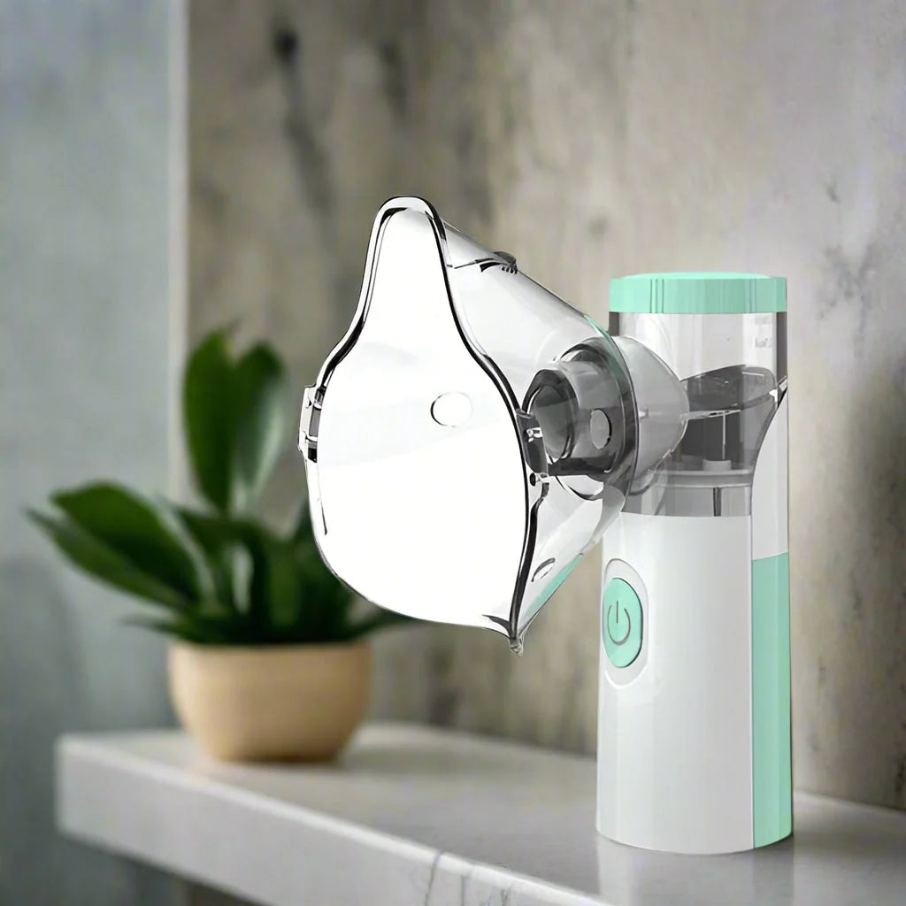 Portable Nebulizer Adjustable Mist Quiet One-Button