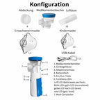 Portable Nebulizer Mesh Technology Ultra-Fine Mist & USB Rechargeable