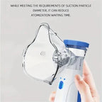 Portable Nebulizer Quiet Mesh Fine Mist USB Rechargeable