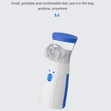 Portable Nebulizer Quiet Mesh Fine Mist USB Rechargeable