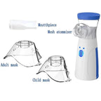 Portable Nebulizer Rechargeable Mesh Quiet Operation