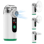 Portable Nebulizer Whisper-Quiet Mesh Mist USB Rechargeable 6-Hour Battery