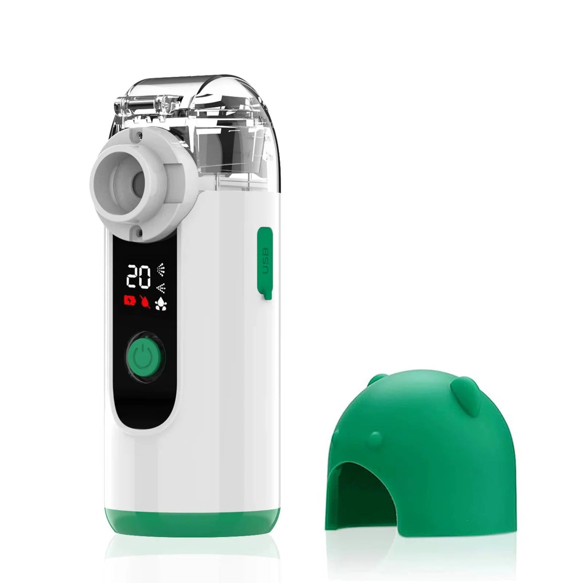 Portable Nebulizer Whisper-Quiet Mesh Mist USB Rechargeable 6-Hour Battery
