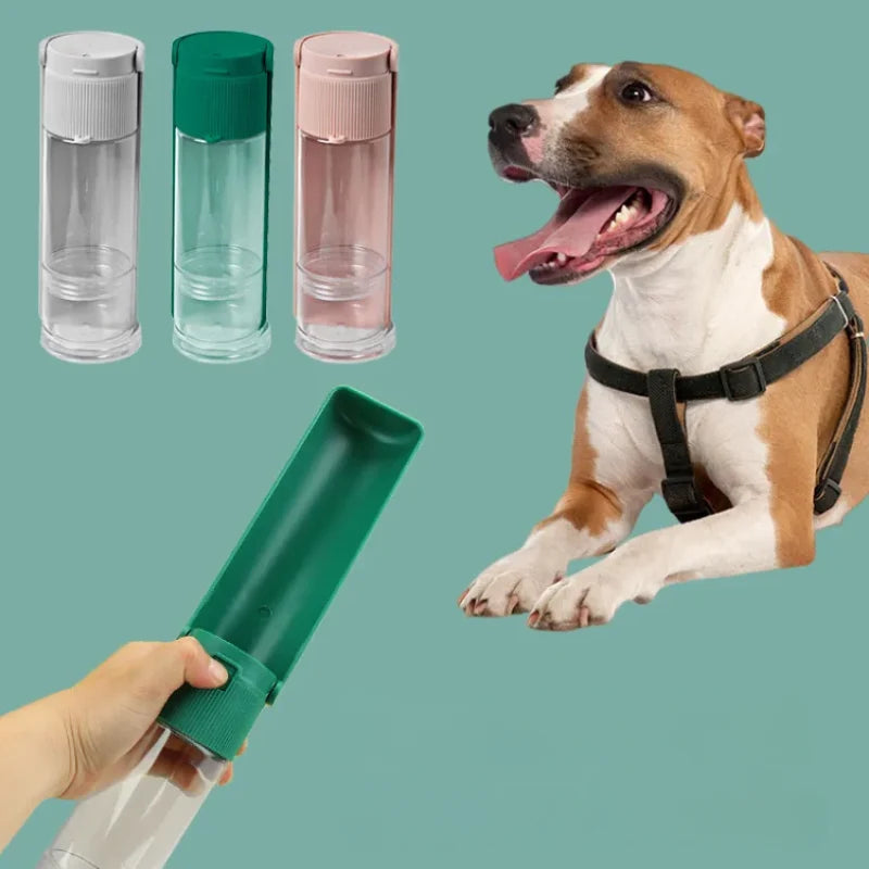 Portable Pet Water Bottle One-Click Lock Food-Grade HIPS