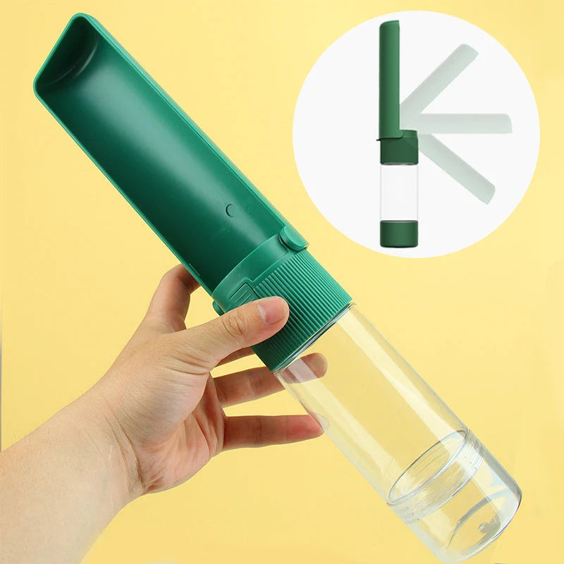 Portable Pet Water Bottle One-Click Lock Food-Grade HIPS