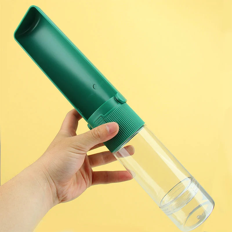Portable Pet Water Bottle One-Click Lock Food-Grade HIPS