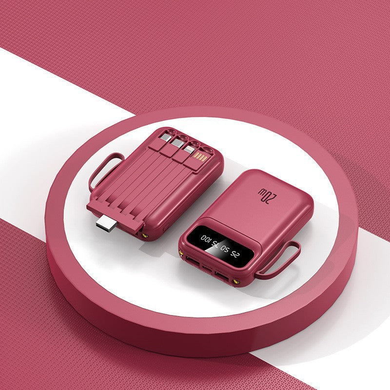 Portable Power Bank 20W Fast Charging Multi-Port LED Display
