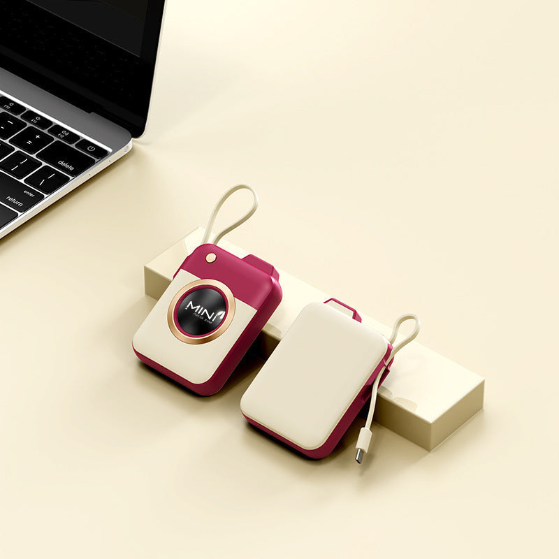 Portable Power Bank Built-In Cable Intelligent Charging