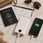 Portable Power Bank Dual USB LCD Display