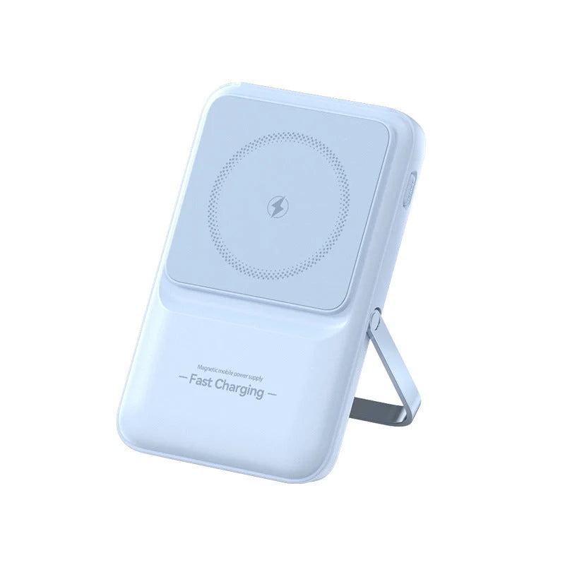 Portable Power Bank Magnetic Charging Built-In Cable